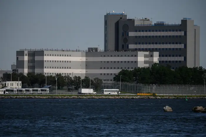 A general view shows the Rikers Island facility on June 6, 2022.